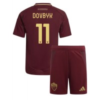 AS Roma Artem Dovbyk #11 Domáci Detský futbalový dres 2024-25 Krátky Rukáv (+ trenírky)